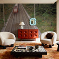 Forest Railway Express Mural Wallpaper - room preview 02
