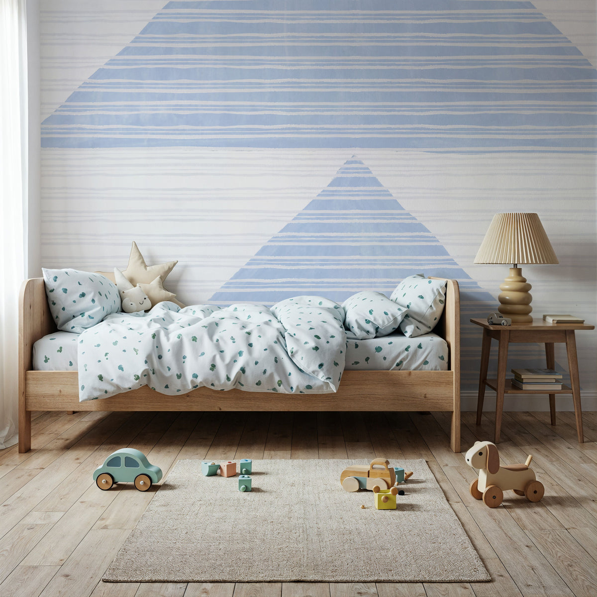 Geo Abstract I Mural Wallpaper - room preview 02