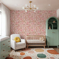 Olive Tree, Blush Pink Mural Wallpaper - room preview 02