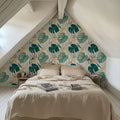 Tropic Monstera Mural Wallpaper - room preview 02