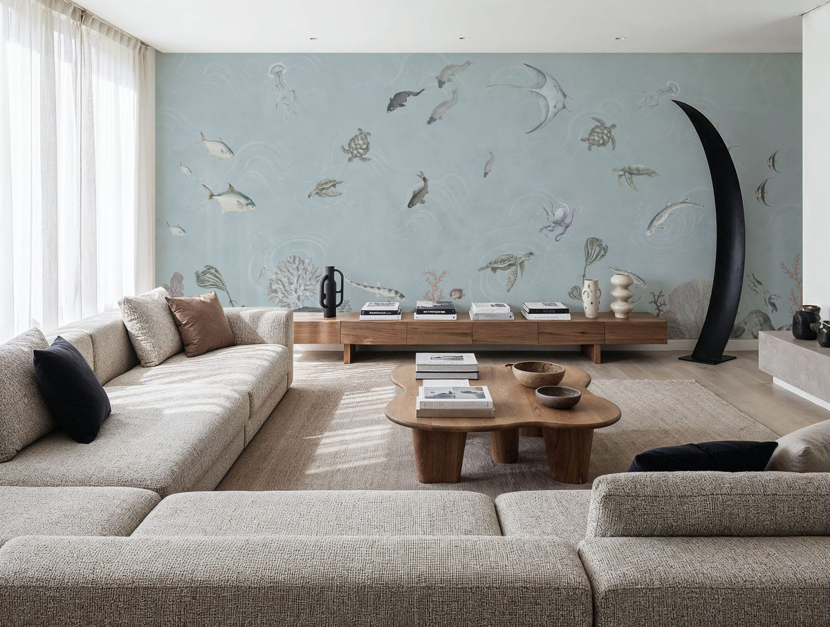 Great Reef, Sky Mural Wallpaper - room preview 02