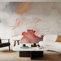 Underwater Mountain Mural Wallpaper - room preview 02