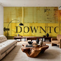 Downtown Directions Mural Wallpaper - room preview 02