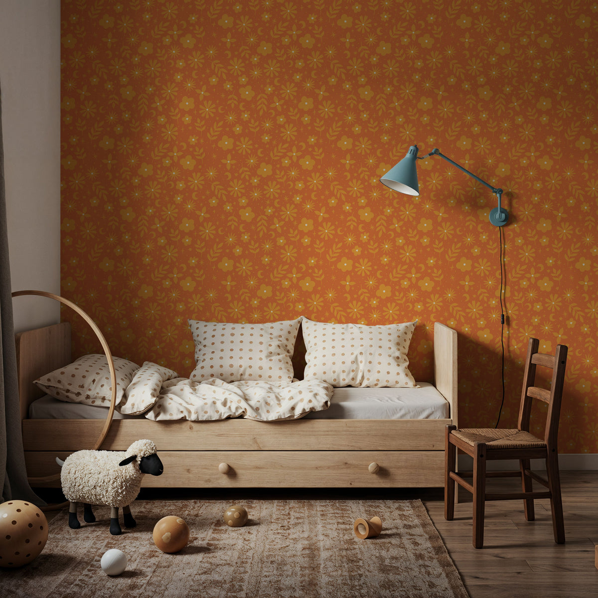 The Red Dog Saloon Mural Wallpaper - room preview 02