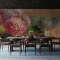 Winter Hydrangea Mural Wallpaper - room preview 02