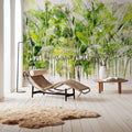 Wild Green Leaves Mural Wallpaper - room preview 02