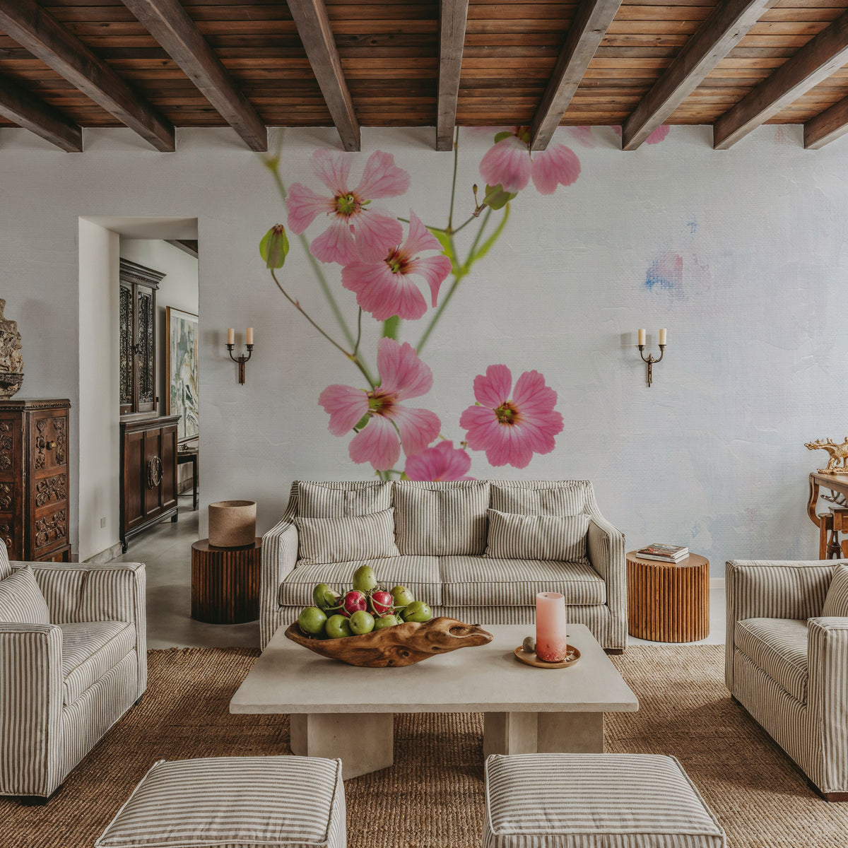 Wonderful Wildflowers XV Mural Wallpaper - room preview 02