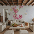 Wonderful Wildflowers XV Mural Wallpaper - room preview 02