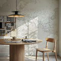 World Map Cities - Maeli Warm Mural Wallpaper - room preview 02