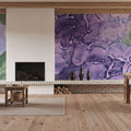 Dimensional Hydrangea I Mural Wallpaper - room preview 02