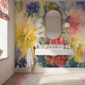 Blended Blossom Mural Wallpaper - room preview 02