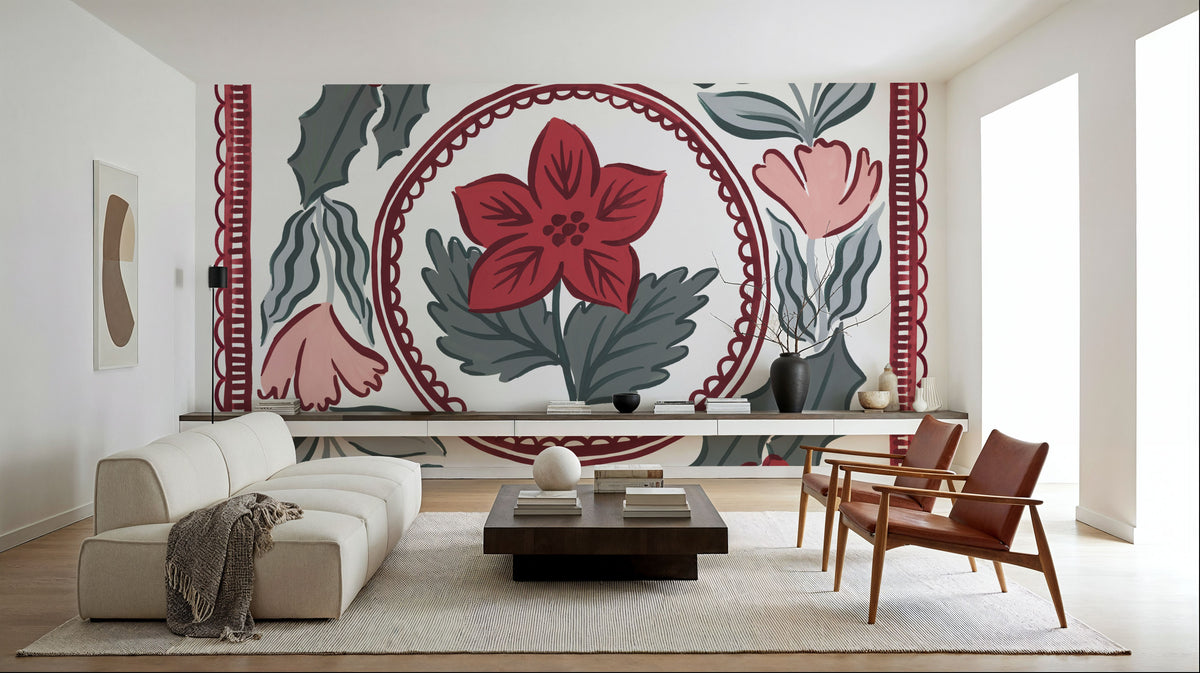 Christmas Reverie V Mural Wallpaper - room preview 02