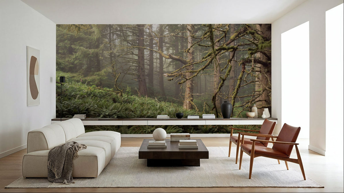 Enchanted Moss Mural Wallpaper - room preview 02