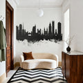 São Paulo Brazil Skyline Black & White Mural Wallpaper - room preview 02