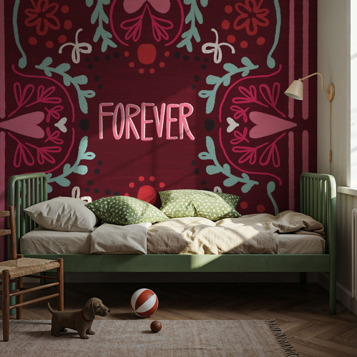 Love Sentiments Forever Mural Wallpaper - room preview 02