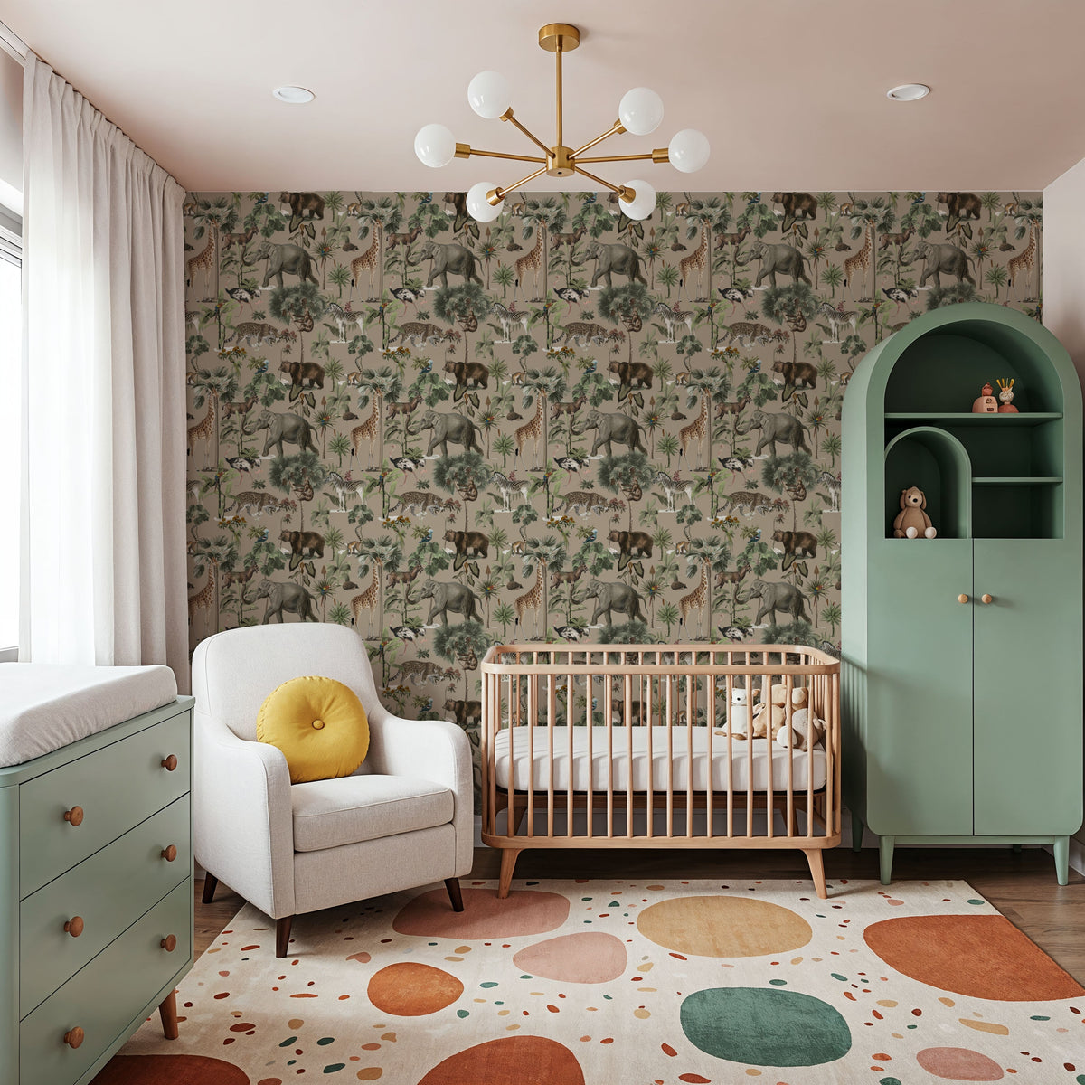 The Jungle Trail Mural Wallpaper - room preview 02