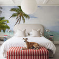 Rarotonga Palmtree Mural Wallpaper - room preview 02