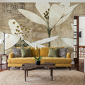 Pencil Floral III Mural Wallpaper - room preview 02