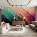 Rainbow Stone Mural Wallpaper - room preview 02