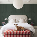 Faux Wall Panel Moulding, Pine Mural Wallpaper - room preview 02