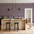 Root Wood, Plum Mural Wallpaper - room preview 02