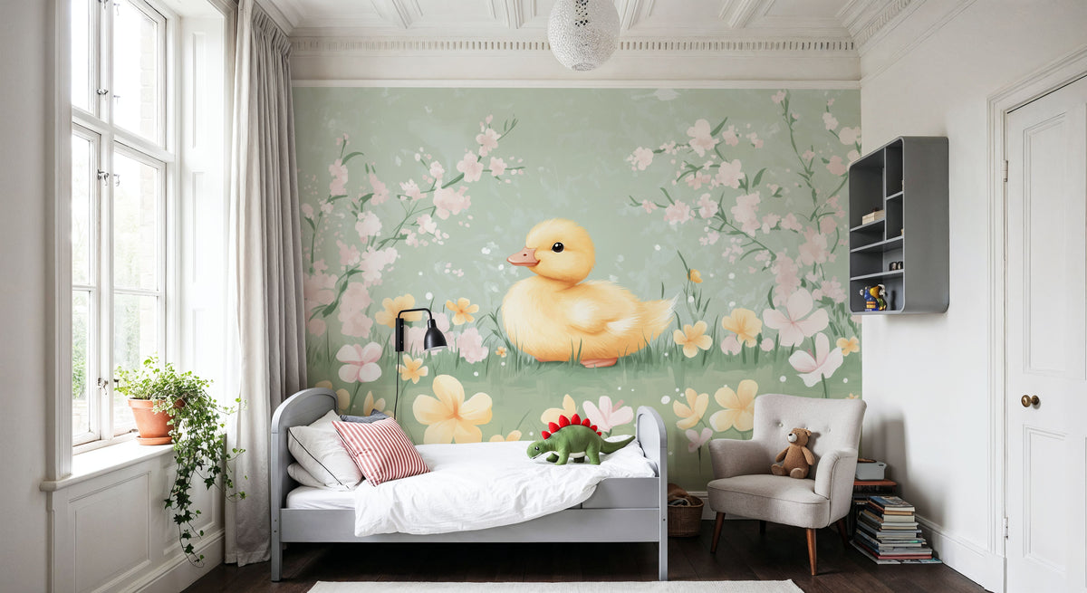 Dear Duckling Mural Wallpaper - room preview 02