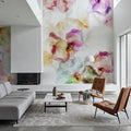 Orchids in the Wind Mural Wallpaper - room preview 02