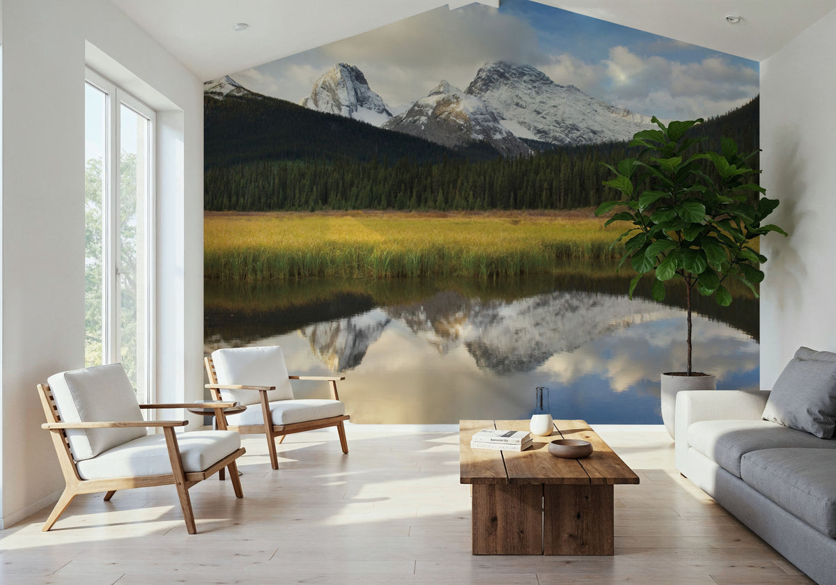 Kananaskis County Mural Wallpaper - room preview 02