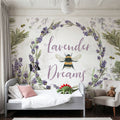 Fresh Lavender I Mural Wallpaper - room preview 02