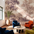 Pastoral Toile, Maple Beige Mural Wallpaper - room preview 02