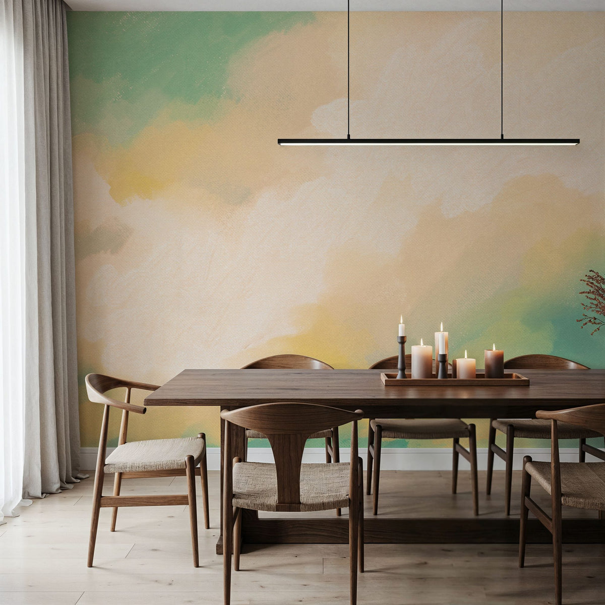 Clouds Shading Mural Wallpaper - room preview 02