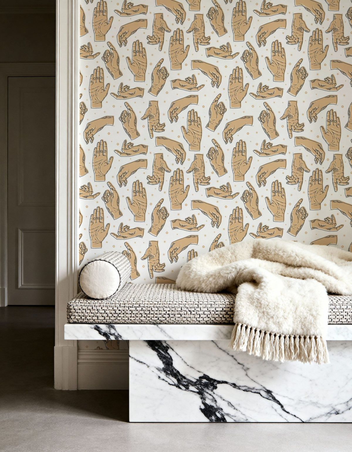 The Palm Reader Mural Wallpaper - room preview 02