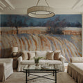 Valley Snowfall Mural Wallpaper - room preview 02