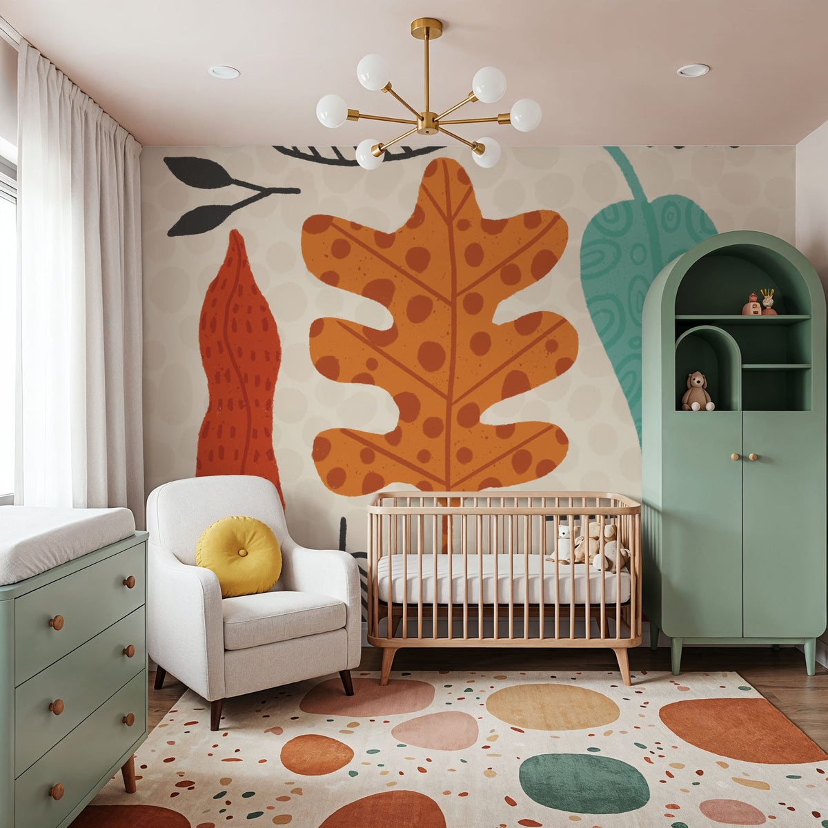 Fall Fun VI Mural Wallpaper - room preview 02