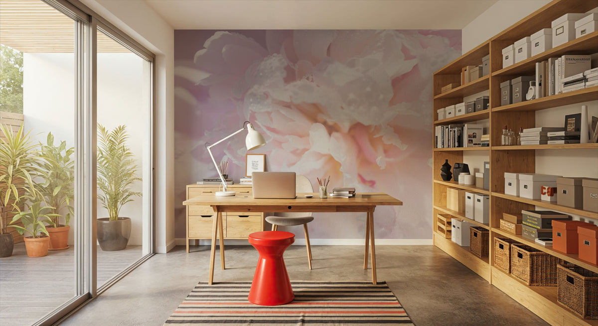 Birth of Flower Mural Wallpaper - room preview 02