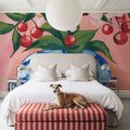 Blooming Cherry Vase Mural Wallpaper - room preview 02