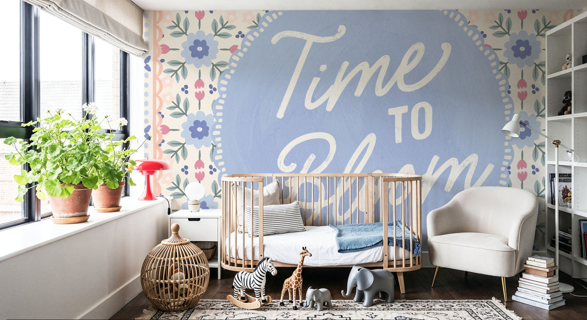 Blooming Spring IV Mural Wallpaper - room preview 02