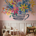Fun Florals I Mural Wallpaper - room preview 02