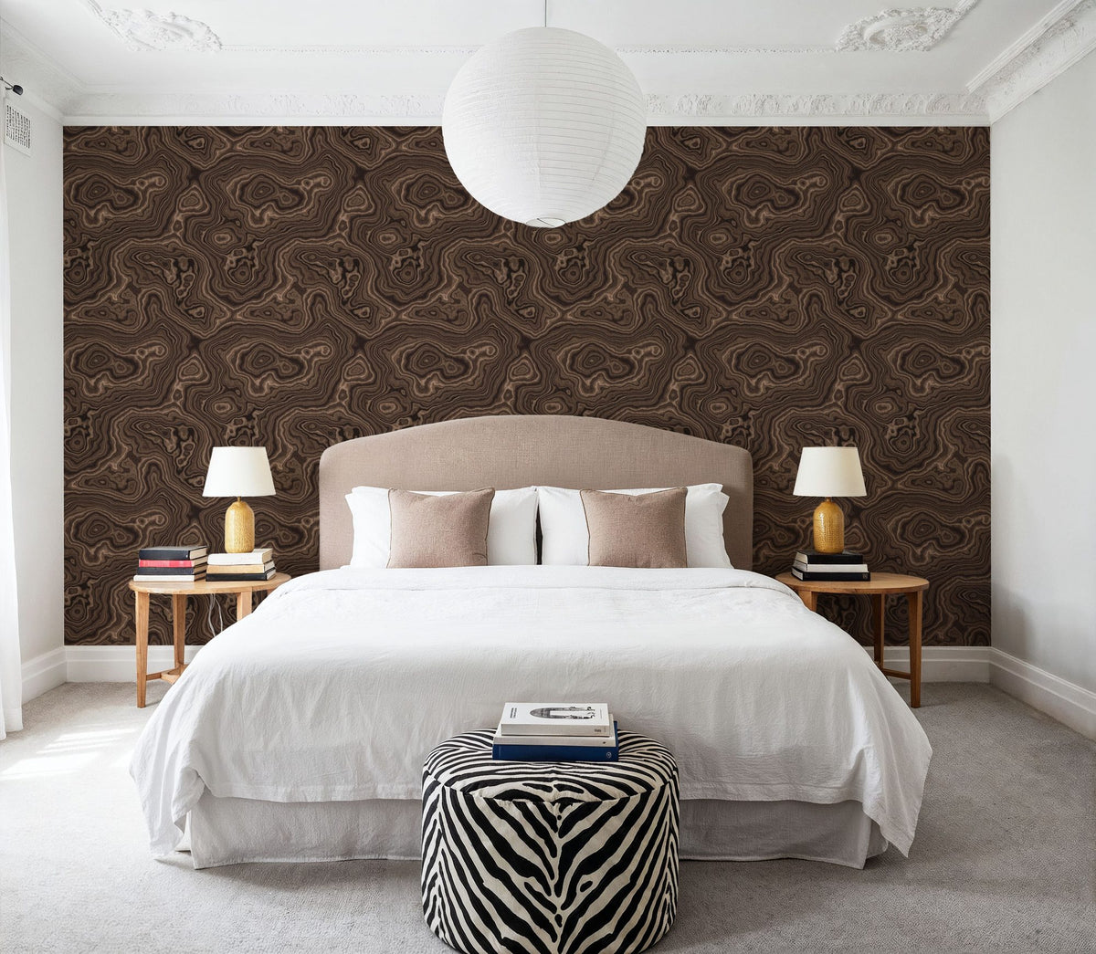 Root Wood, Oak Mural Wallpaper - room preview 02