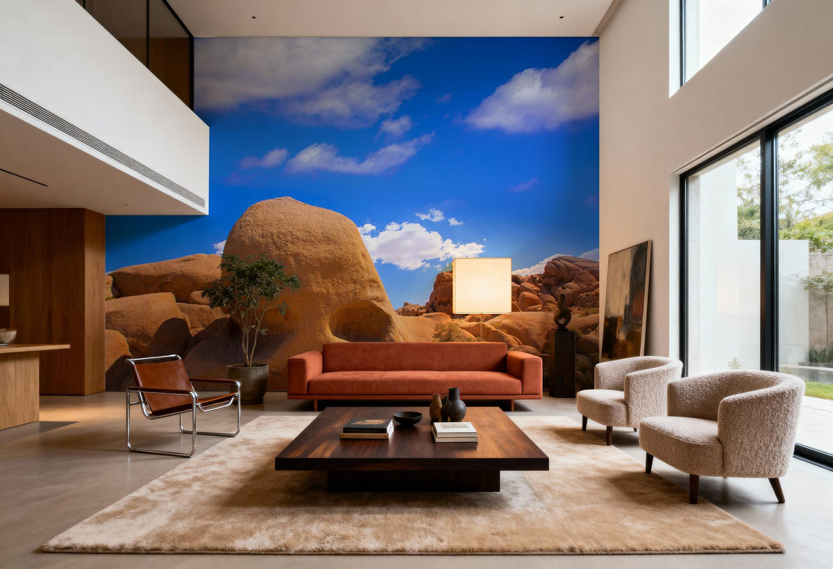 Joshua Tree Blue VI Mural Wallpaper - room preview 02