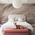 Foxtail Barley III Mural Wallpaper - room preview 02