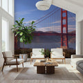 Bay Bridge Majesty Mural Wallpaper - room preview 02