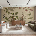 Herbal Botanical I Mural Wallpaper - room preview 02