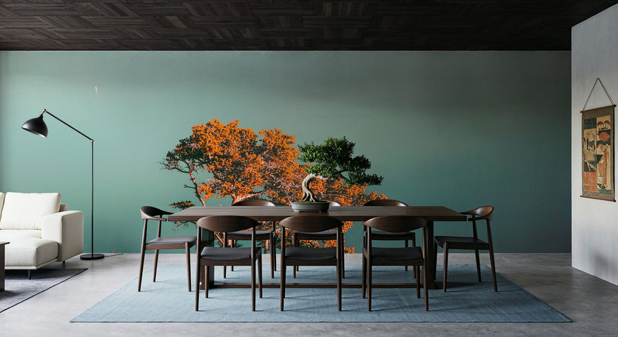 Forest Wallpaper Mural – Woodland Wall Mural – Red Pine Tree