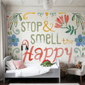 Wild Blooms IV Mural Wallpaper - room preview 02