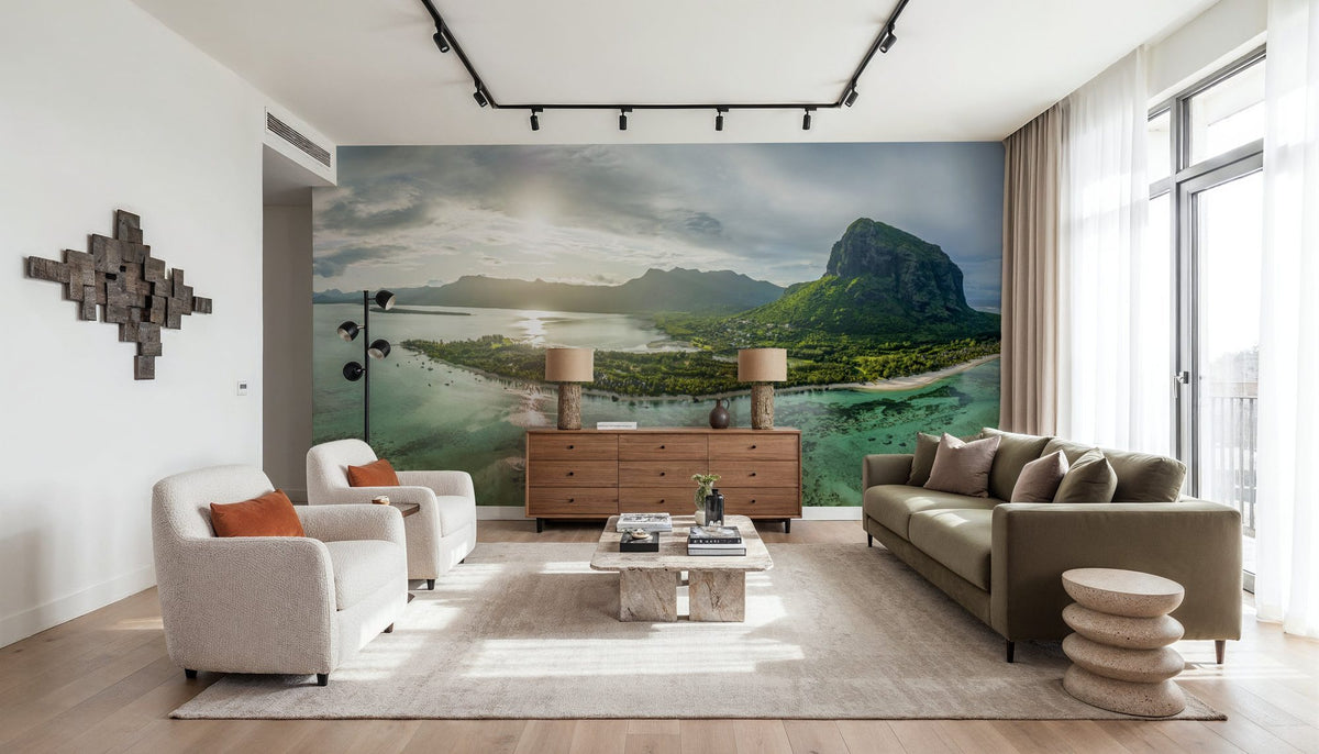 Mauritius Sunrise Mural Wallpaper - room preview 02