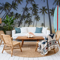 Golden Hour Palms Mural Wallpaper - Neutral Tone - room preview 02