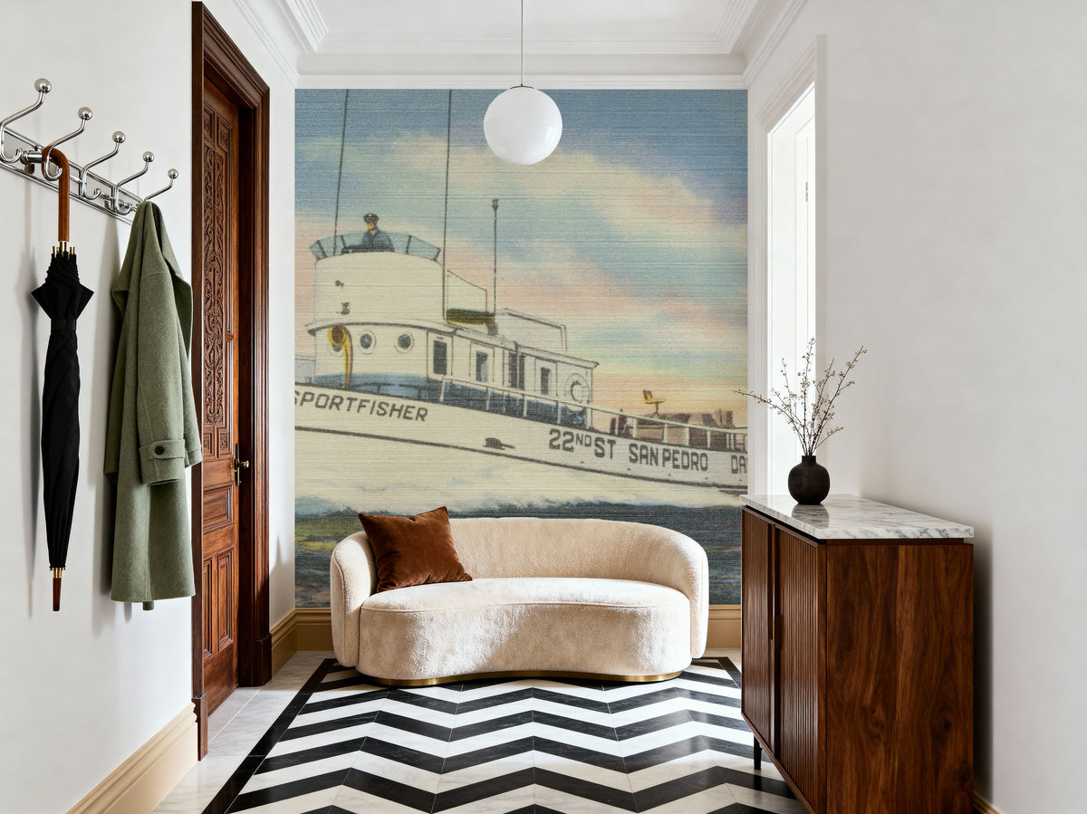 Greetings From Sportfisher Mural Wallpaper - room preview 02