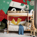 Festive Christmas X Mural Wallpaper - room preview 02