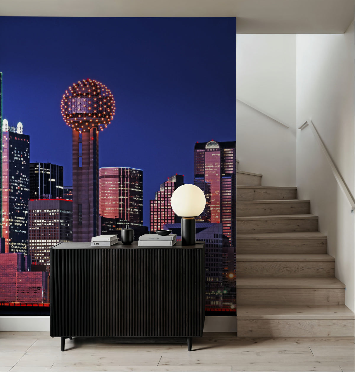 Radiant Skyline Gleam Mural Wallpaper - room preview 02